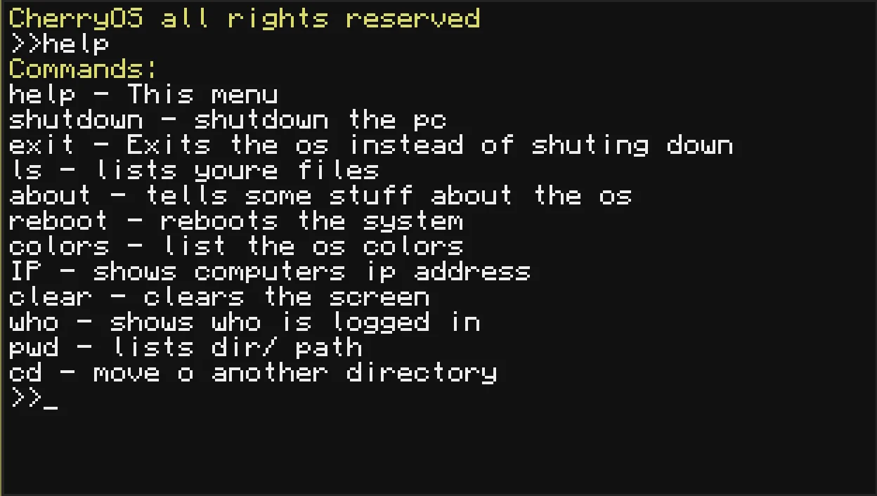 project screenshot