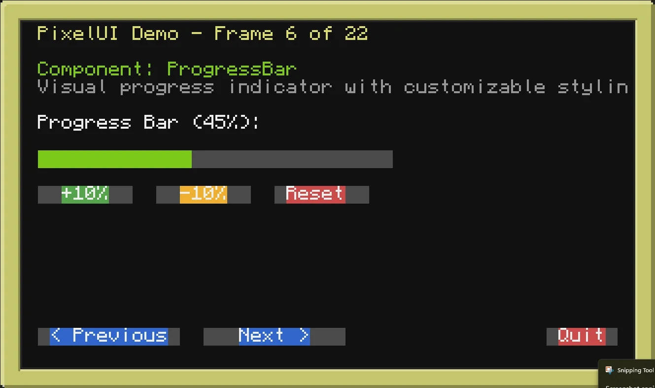 project screenshot