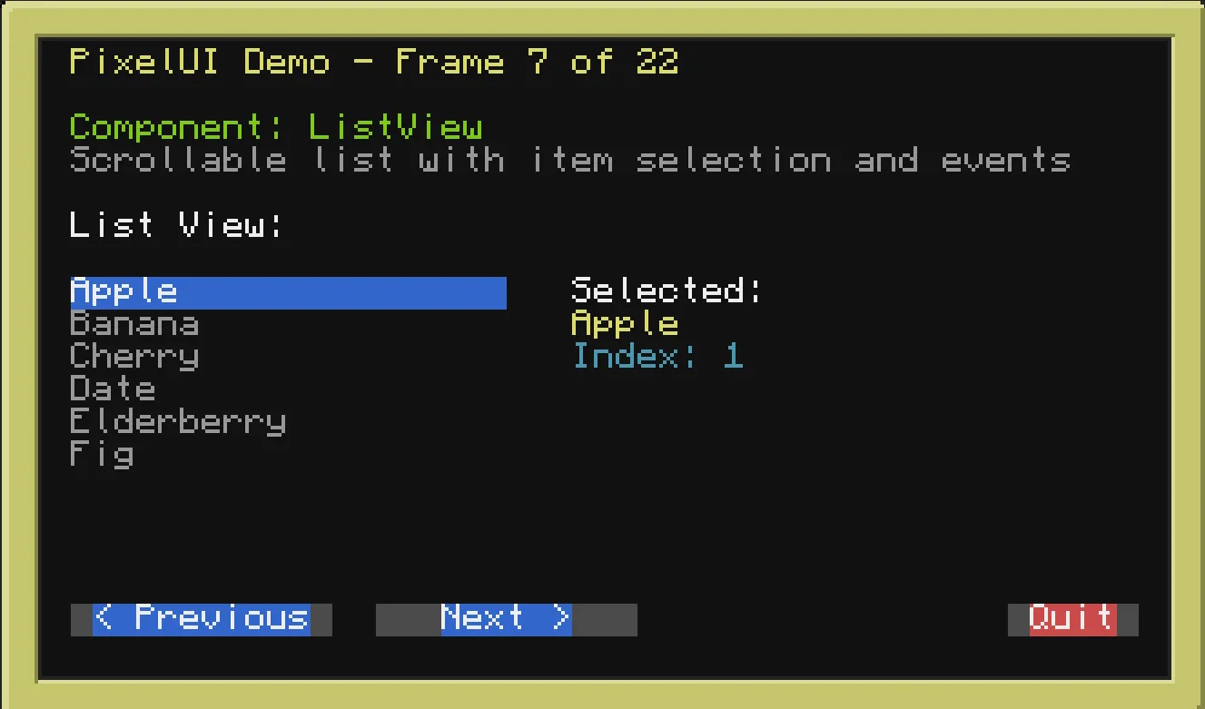 project screenshot