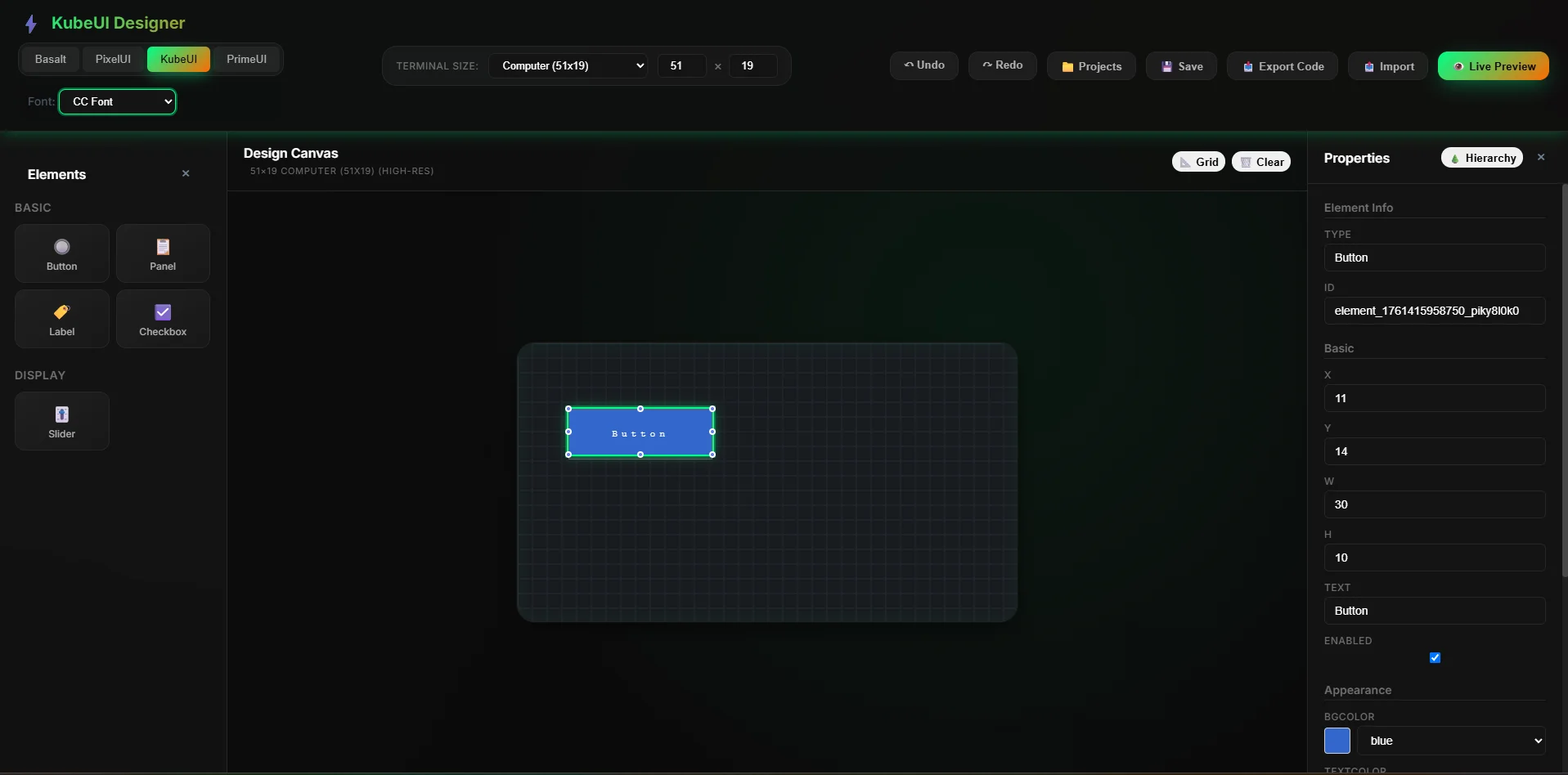 project screenshot