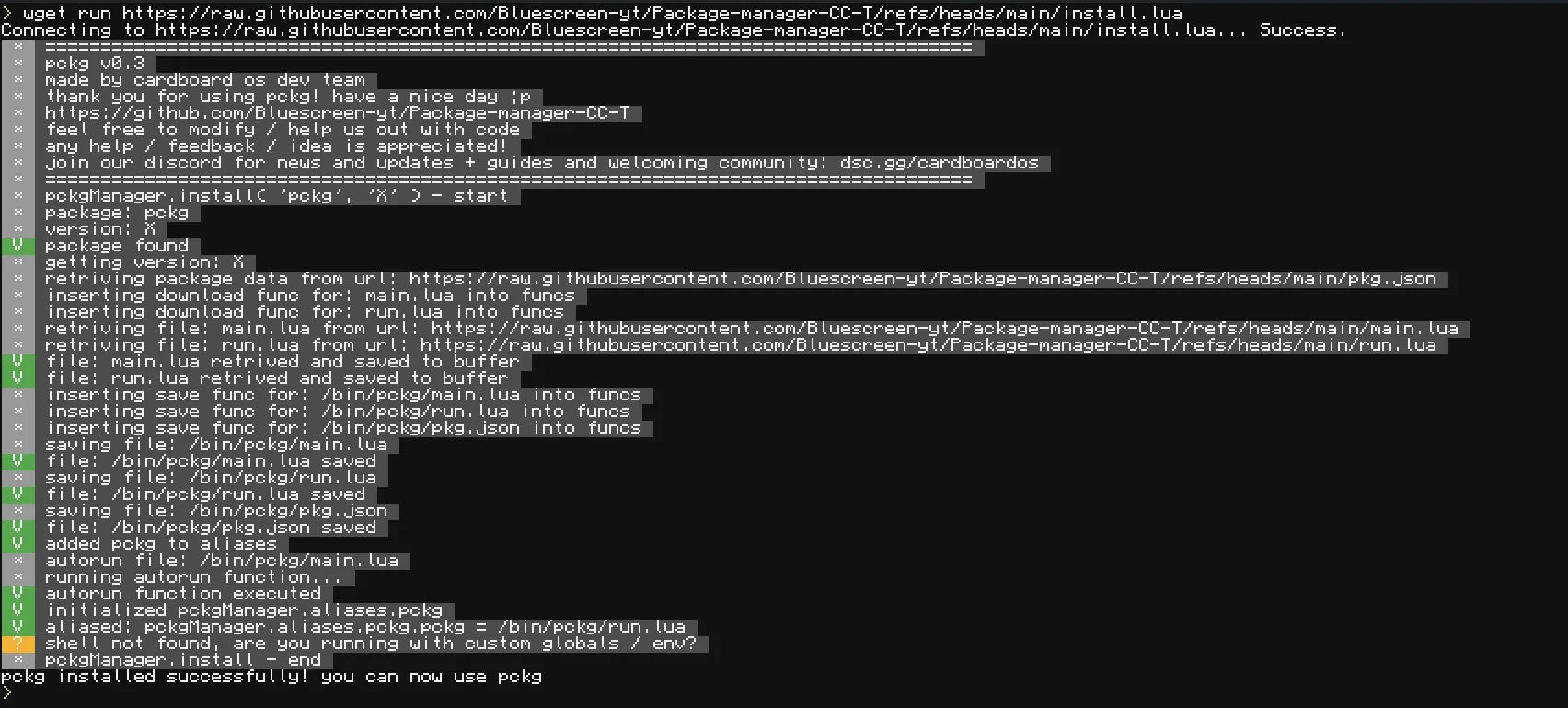 project screenshot