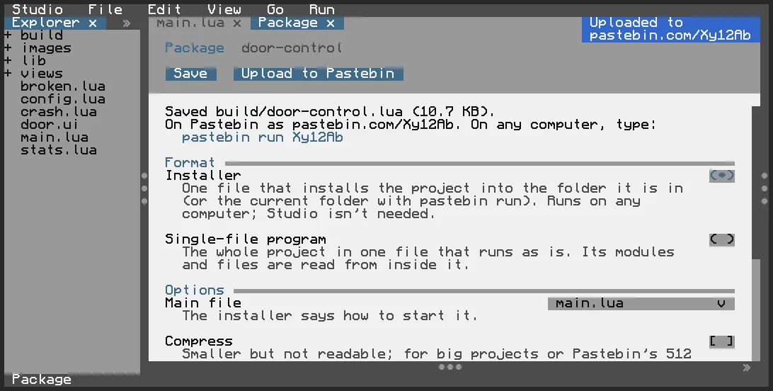 project screenshot